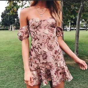 For Love and lemons botanical dress